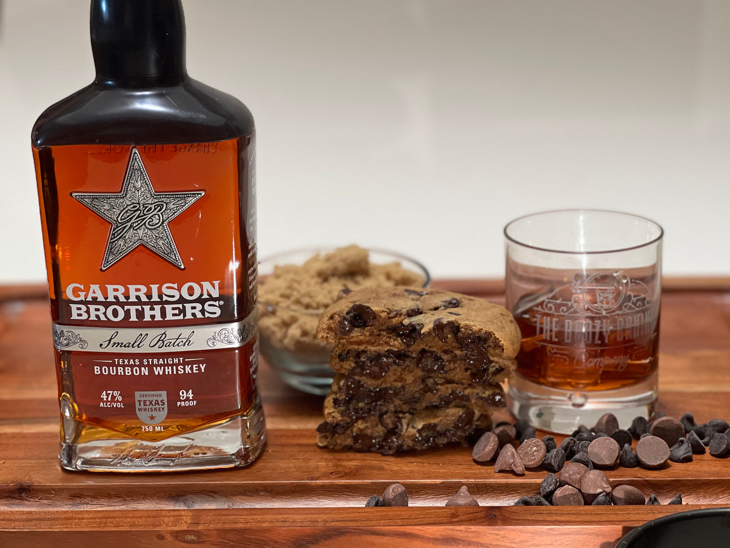 Garrison Brothers Distillery Small Batch Bourbon Cookie with Chocolate Chips