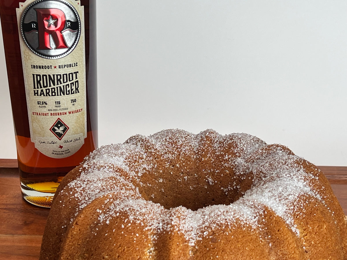 Iron Root Republic Harbinger Bourbon Whiskey Pound Cake