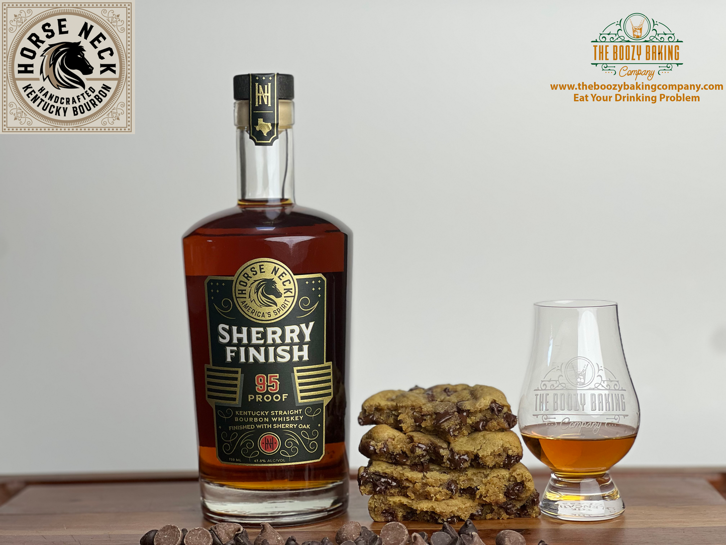 Small Horse Neck Kentucky Bourbon Sherry Finish Cookies with Chocolate Chips