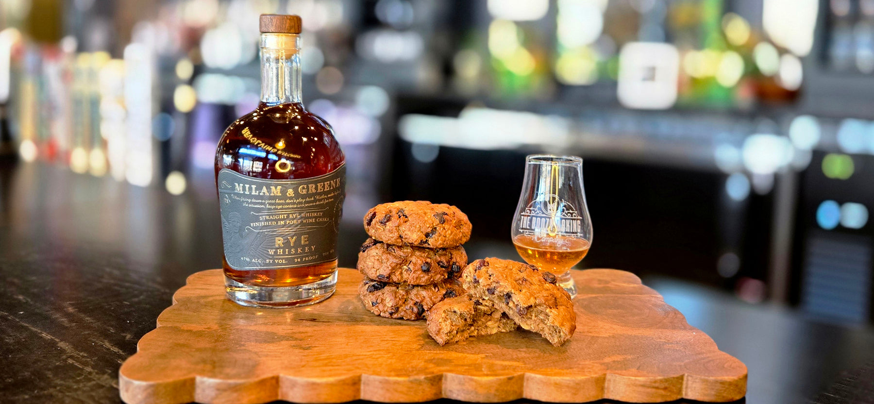 Milam & Greene Port Cask Rye Raisin Oatmeal Cookie